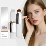 2-in-1 Color-Adapt Foundation + Concealer Stick w/ Brush - Lightweight Hydration
