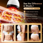 Lymphatic Drainage Massager Anti Cellulite Massage Tool Helps Reduce Stretch Marks with Microcurrent  Red-Light Heat Vibration