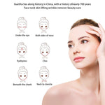 Stainless Steel Facial GuaSha Scraping Face Care Lifting Massage Tools Anti Wrinkle Skin Tighten Cooling Cellulite Massager Tool