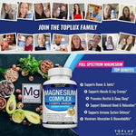 Magnesium Complex 1000mg 8 Elemental Magnesium Supplement
