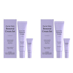 Facial Hair Removal Cream for Sensitive Skin Gentle Painless Depilatory Serum for Upper Lip Chin Eyebrow Soothing Aloe Gel