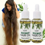 (BUY 1 GET 3) GZE Rosemary Oil For Hair Rosemary Scalp Hair Oil, All Type & Texture | Straight, Waves & Chemically Hairs Strengthens