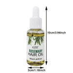 (BUY 1 GET 3) GZE Rosemary Oil For Hair Rosemary Scalp Hair Oil, All Type & Texture | Straight, Waves & Chemically Hairs Strengthens