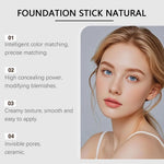2-in-1 Color-Adapt Foundation + Concealer Stick w/ Brush - Lightweight Hydration