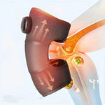 3-in-1 Heated Knee Massager Wrap - Vibration, Heat for Knee, Elbow, Shoulder