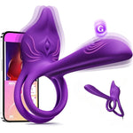 Vibrating Cock Ring Couples Sex Toys Dual Penis Ring Vibrator  Clitoral Stimulator G Spot Vibrator Adult Toys for Men Women