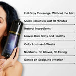 POLAR HAIR CARE Polar Haircare - Hair Dye Shampoo for Gray Hair for Women & Men