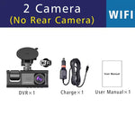3 Camera WIFI Dash Cam Cabin Car Dvr 1080P Interior Vehicle Three Way Channel Dvrs Recorder Video Registrator Dashcam Camcorder