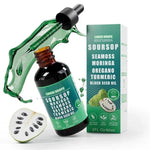 Soursop Bitters 10-in-1 Drops - Sea Moss, Moringa, Turmeric, Black Seed