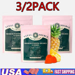 3/2Pack Vital Source Feminine Balance Gummies Hawaiian Pineapple