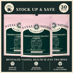 3/2Pack Vital Source Feminine Balance Gummies Hawaiian Pineapple