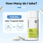 Milk Thistle Liver  Supplement – 300mg Silymarin – OXYENERGY – 90 Veg Capsu
