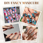 12 Colors 3D Nail Art Drawing Pen Waterproof Painting Liner Drawing Embellishing