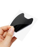 4 x Car Carbon Fiber Door Handle Protector Film Anti-Scratch Sticker Accessories