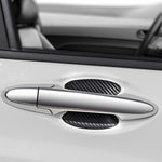 4 x Car Carbon Fiber Door Handle Protector Film Anti-Scratch Sticker Accessories